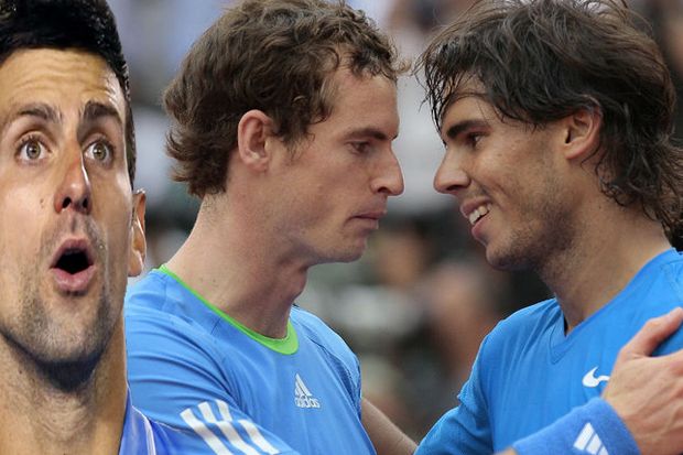 Nadal & Murray Latihan Bersama, Djokovic Kaget