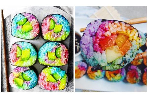 Variasi Rainbow Sushi yang Sedang Digemari
