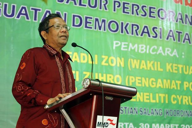 Mahfud MD Bilang Peradilan di Indonesia Kondisi Kronis