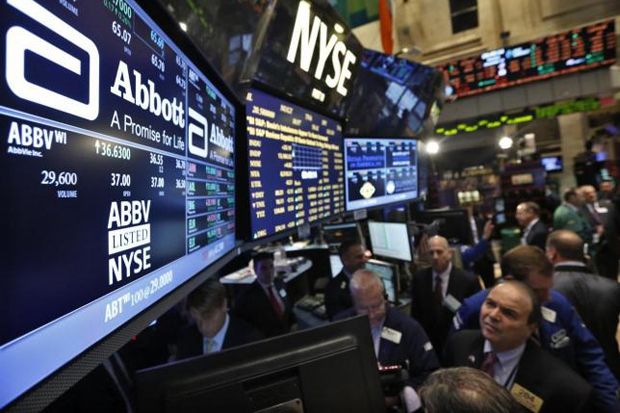 Wall Street Berakhir Melesat Naik Terdorong Saham Perbankan