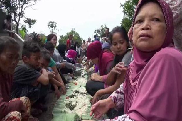Sambut Ramadhan, Warga Kampung Kalibunter Gelar Liwet Akbar