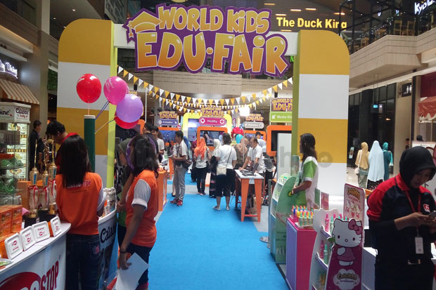 Ratusan Pengunjung Padati World Kids Edu-Fair Koran Sindo