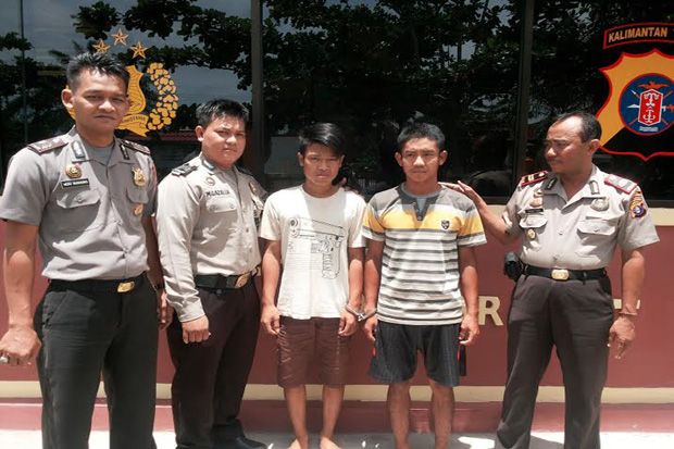 Curi Buah Sawit, Dua Pemuda Dibekuk Polisi