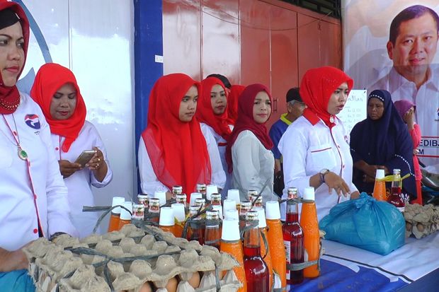 Ringankan Beban Masyarakat, DPD Partai Perindo Aceh Barat Gelar Pasar Murah