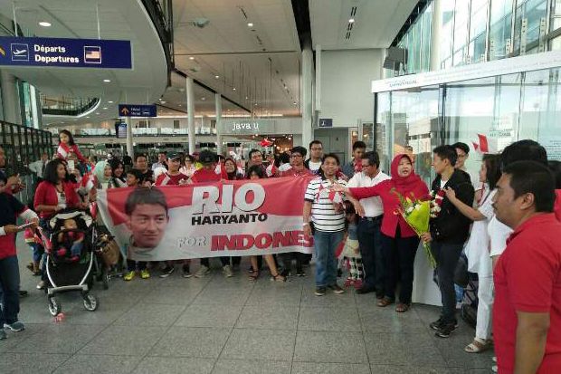 Tiba di Kanada, Rio Haryanto Disambut Komunitas Masyarakat Indonesia