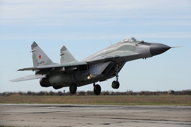 Jet Tempur Rusia Jatuh Saat Latihan