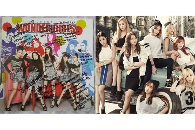 Kejamnya SNSD, Buang Album Wonder Girls