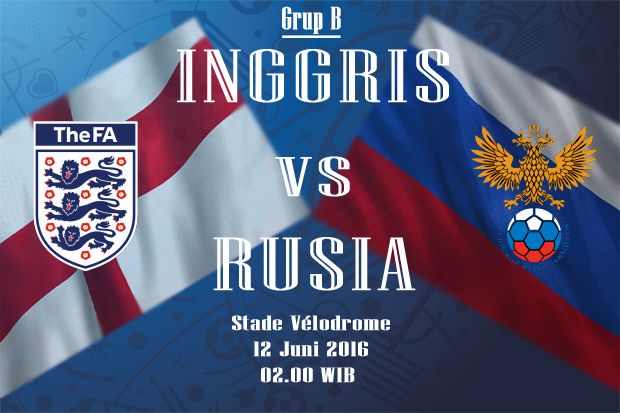 Preview Inggris vs Rusia: Bigmatch di Pembukaan Grup B