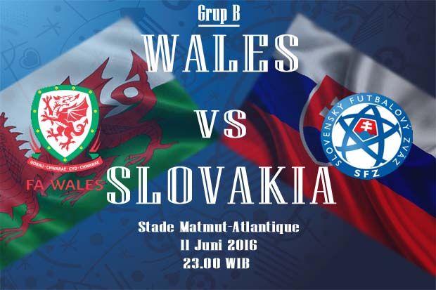 Bursa Wales vs Slovakia, Skor Imbang Dihargai Paling Tinggi