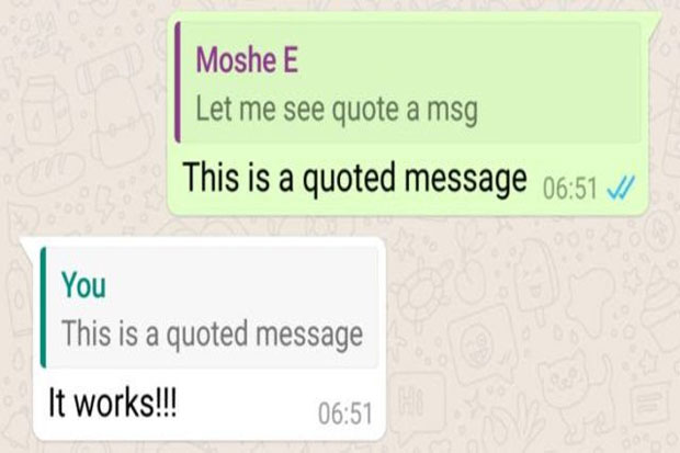 WhatsApp Sediakan Fitur Quotes