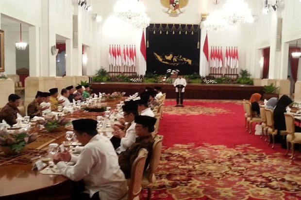 Bukber Pimpinan Lembaga Negara, Jokowi Sampaikan Pesan Ramadhan