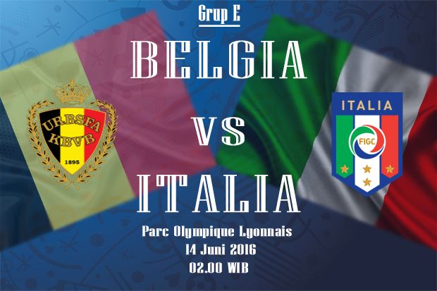 Susunan Pemain Belgia vs Italia