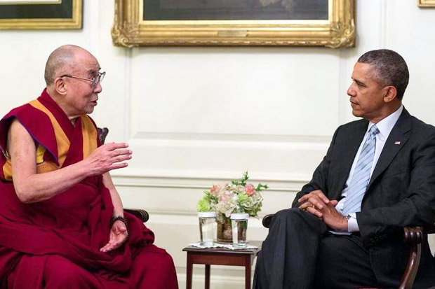 China Berang Obama Bakal Temui Dalai Lama