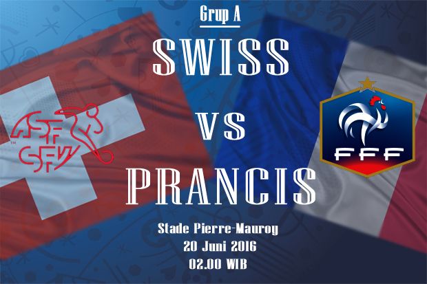 Susunan Pemain Swiss vs Prancis