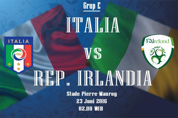 Preview Italia vs Rep Irlandia : Pertaruhan Harga Diri