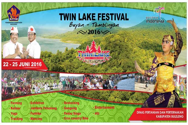 Twin Lake Festival 2016 Promosikan Danau Buyan dan Danau Tamblingan