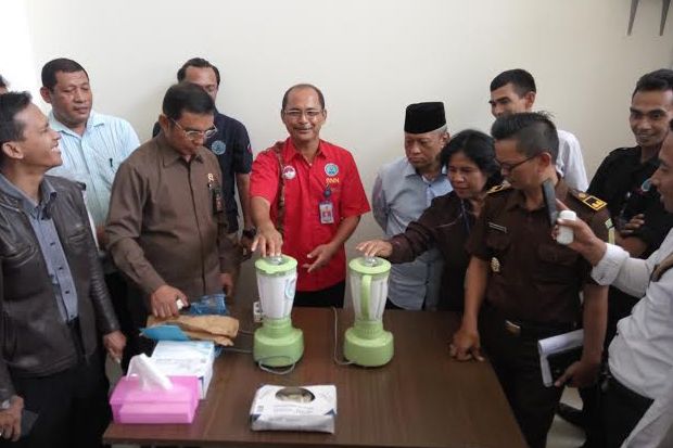 BNN Banten Blender 2,2 Kg Sabu asal Malaysia