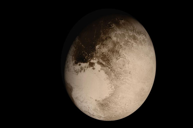 Pluto Diduga Dikelilingi Air
