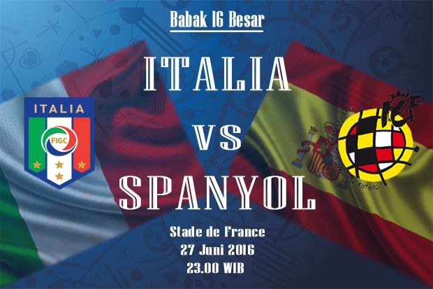 Susunan Pemain Italia vs Spanyol