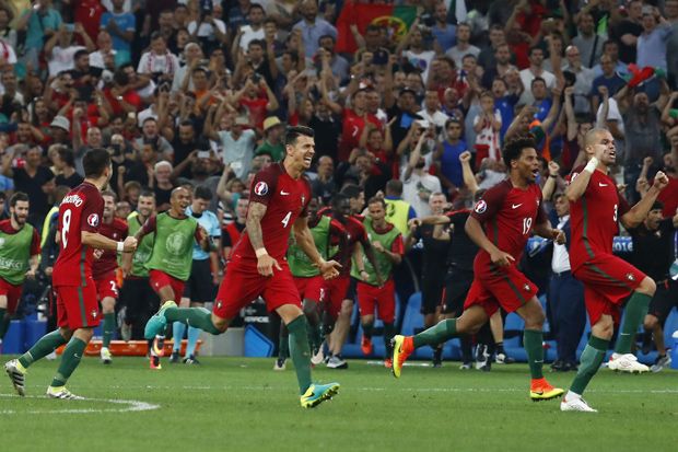 Portugal ke Semifinal Piala Eropa 2016