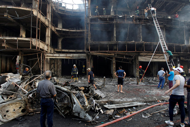 Bom Bunuh Diri Meledak di Pasar Baghdad, 78 Tewas