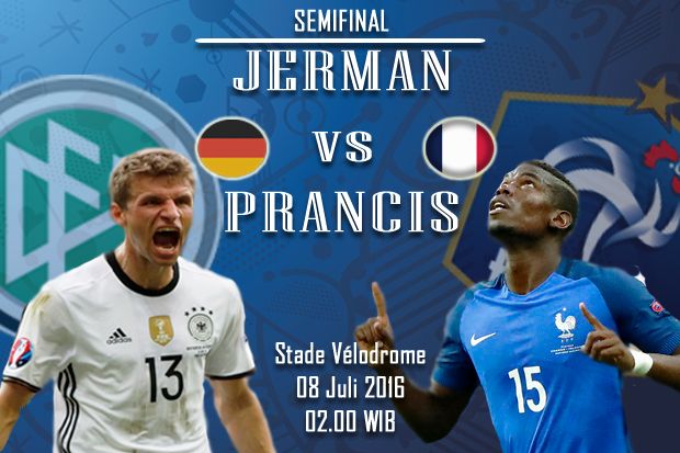 Susunan Pemain Jerman vs Prancis