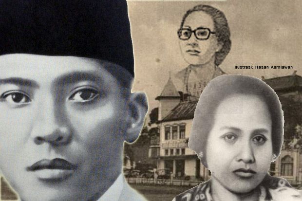 Rahasia Cinta Soekarno dengan Siti Oetari dan Inggit Garnasih
