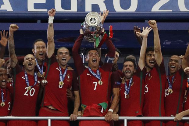 Portugal Dominasi Tim Terbaik Piala Eropa 2016