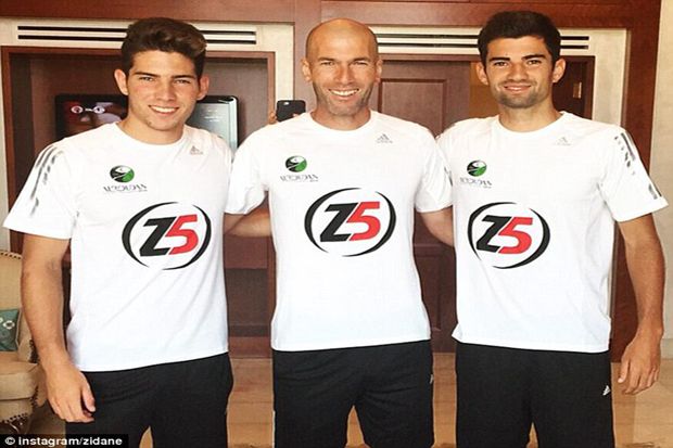 Dua Putra Zinedine Zidane Masuk Skuat Real Madrid di ICC