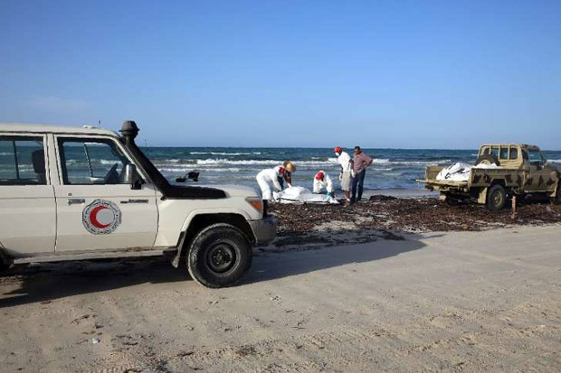 87 Mayat Migran Terdampar di Pantai Libya