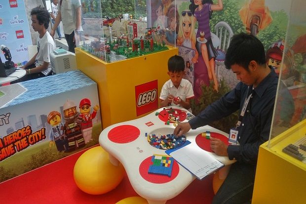 Serunya Menyusun Lego di MNC Channels Kids Vaganza