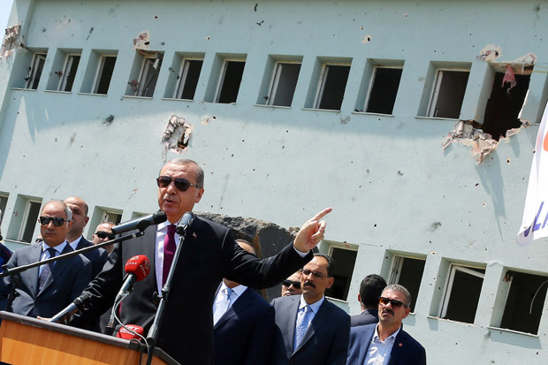 Bersimpati kepada Pelaku Kudeta, Erdogan Kutuk Barat