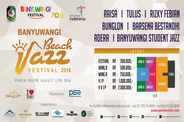 Banyuwangi Beach Jazz Festival Lanjutkan Pesta Jazz di Banyuwangi