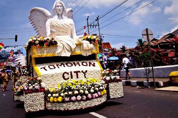 Once Tampil di Tomohon International Flower Festival 2016