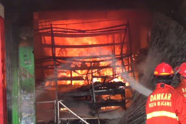 Bengkel Mobil di Kabupaten Malang Terbakar, Kerugian Miliaran Rupiah