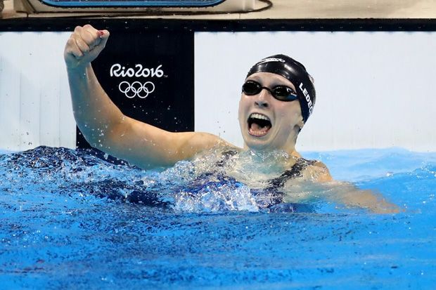 Perenang Putri AS Pecahkan Rekor di Olimpiade Rio