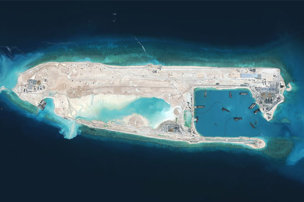 China Bangun Hanggar Pesawat di Laut China Selatan