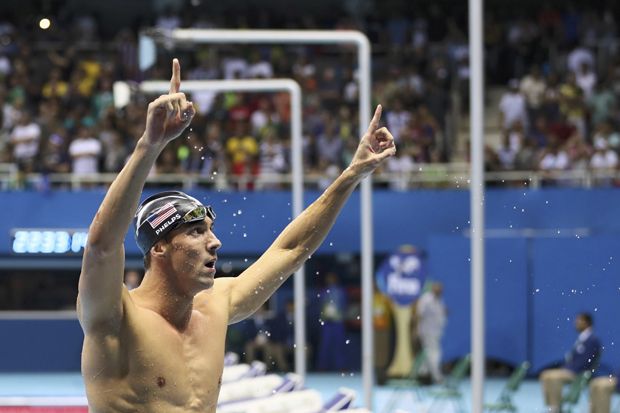 Michael Phelps Genapkan Koleksi Medali Emasnya Jadi 20
