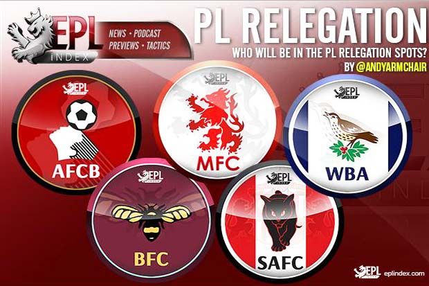 9 Klub Kandidat Terdegradasi dari Liga Primer Inggris 2016-17