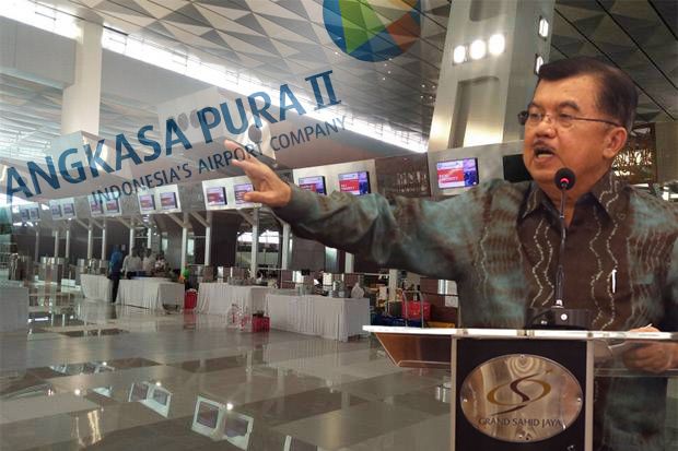 JK Minta AP II Benahi Terminal 3 Bandara Soekarno-Hatta