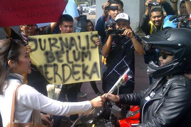 Jurnalis Bandung Kecam Penganiayaan Wartawan oleh TNI AU