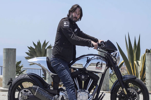 Motor Buatan Tangan Keanu Reeves Dites Touring