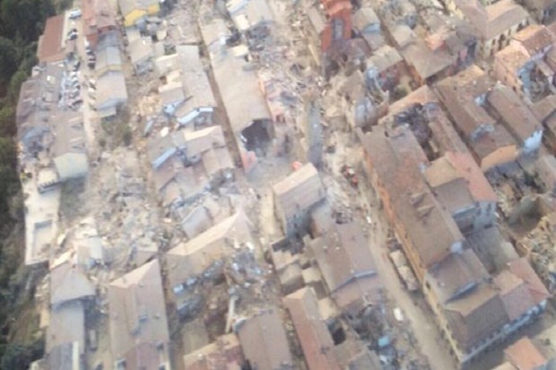Gempa Bikin Kota di Italia Terbelah Dua, Korban Tewas 73 Orang