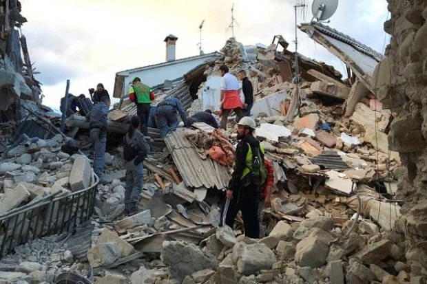 Korban Tewas akibat Gempa Italia Tembus 159 Jiwa