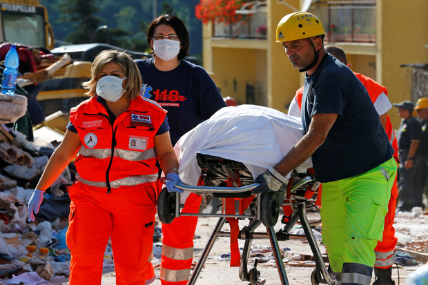 Korban Tewas Gempa Italia Terus Meningkat Hingga 247 Jiwa