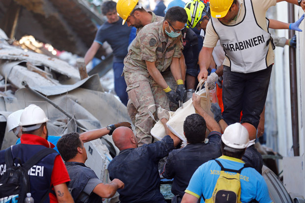 Jumlah Korban Tewas Gempa Italia Capai 267