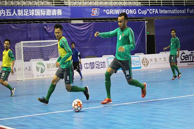 Timnas Futsal Indonesia Bantai Myanmar Pada Laga Pertama CFA 2016