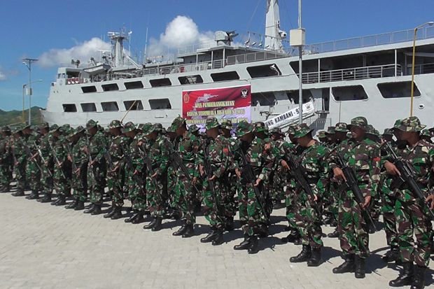 Ratusan Personel TNI Tinggalkan Poso
