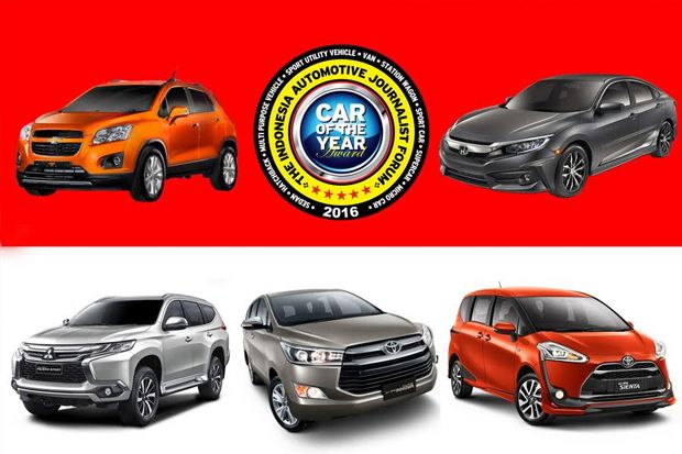 Ini Finalis Lima Mobil Terbaik 2016 di Indonesia