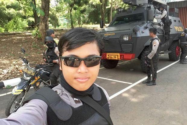 Bripda Astrid Pradhita, Anggota Tim Elite Sabhara Polrestabes Semarang
